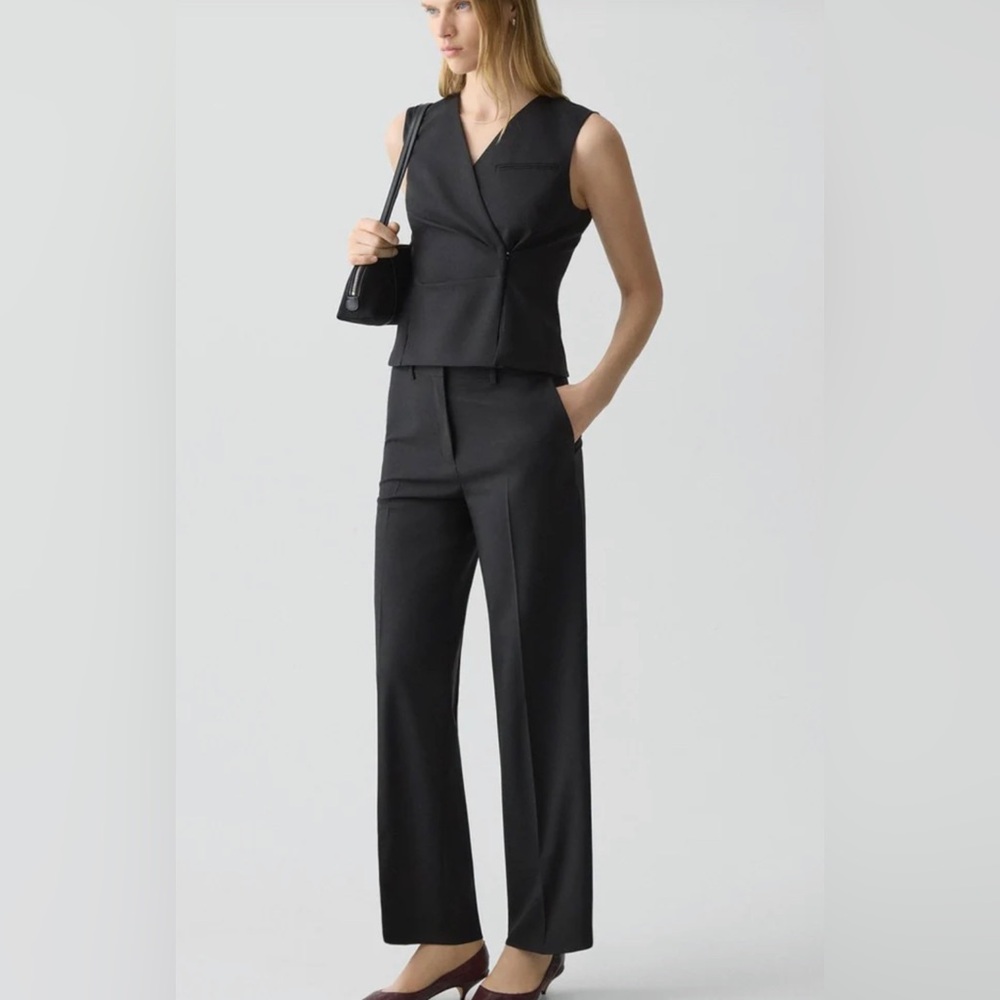 Theory Black Straight Leg Women's Pants